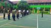 Babinsa Koramil 09/Prambanan Latih Disiplin Dan Karakter Siswa SMP N 1 Prambanan Melalui PBB