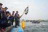 SEMARAKKAN OLAHRAGA BAHARI DI PANTAI FESTIVAL ANCOL, DANKODAERAL III HADIRI OPEN WATER FIN SWIMMING 