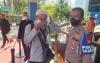 Waspada Abu Vulkanik Anak Krakatau, Samsat Jakarta Selatan Bagikan Masker
