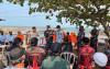 PANTAU AKTIVITAS GUNUNG ANAK KRAKATAU, TNI AL SIAGAKAN UNSUR KRI DAN PERSONEL SAR DI SELAT SUNDA