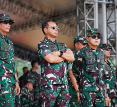 Panglima TNI Tinjau Geladi Kotor HUT Ke-80 TNI Tahun 2025