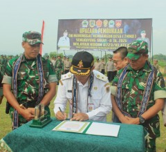 Satukan Langkah Bangun Negeri Dari Desa, Upacara TMMD Sengkuyung Tahap II 2026 Desa Solodiran Di Gel