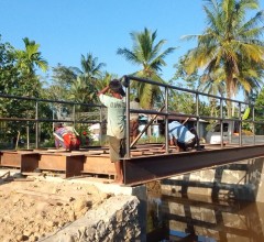 Jembatan Beton Garuda di Balik Buaya Bukuan Dibangun dengan Dedikasi dan Gotong Royong