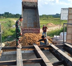 Pengerjaan Jembatan Beton Garuda di Rawa Makmur Dipercepat, Dukung Aktivitas Warga