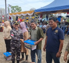Lanal Bintan Kembali Gelar Bakti Sosial dan Pemeriksaan Kesehatan Gratis di Desa Kawal