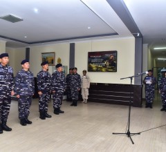KAPUSJIANMAR SESKOAL PIMPIN SERTIJAB DAN PENGUKUHAN PEJABAT PUSJIANMAR