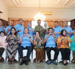 Anjangsana Ketua Umum PPAL dan Ketua PIPAL ke Kediaman Ketua HW ALRI Perkuat Silaturahmi dan Sinergi