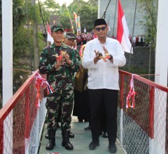 Penantian 20 Tahun Berakhir, Dandim 0723/Klaten Dan Bupati Resmikan Jembatan Perintis Garuda Penghub