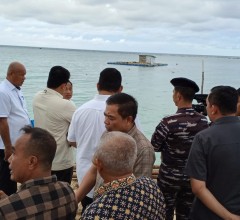 Komandan Lanal Nias Dampingi Gubernur Sumut Bobby Nasution Tinjau Fasilitas Kesehatan dan Budidaya R