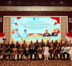 Danlanal Bintan Hadiri Peringatan Hari Veteran Nasional Tahun 2026 Tingkat Provinsi Kepulauan Riau