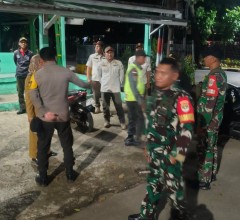 Koramil 07/Cipayung dan Komduk Gelar Patroli/Siskamling Antisipasi Tawuran dan Kenakalan Remaja