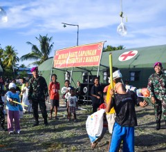 Berbagi Keceriaan Bersama Anak-Anak Pengungsi Korban Gempa NTT 