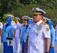 HUT KE 81 TNI AL, DANKODAERAL III HADIRI ZIARAH NASIONAL DI TMPNU KALIBATA 
