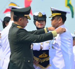 DARI GIUSEPPE GARIBALDI MENJADI KRI SRIWIJAYA-100, DANKODAERAL III HADIRI TRANSFORMASI KAPAL PERANG