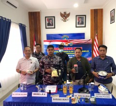 TNI AL GAGALKAN TRANSAKSI NARKOBA DI POLEWALI MANDAR, AMANKAN RIBUAN PIL DAN DIDUGA NARKOTIKA