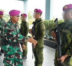Tuntas Tugas Operasi, Purna Satgas Koops TNI Habema II 2025 Disambut Asops Danpasmar 3