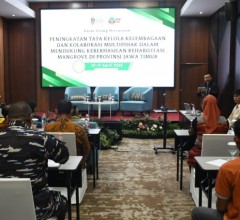 KODAERAL V DUKUNG PENGUATAN TATA KELOLA DAN KOLABORASI REHABILITASI MANGROVE DI JAWA TIMUR