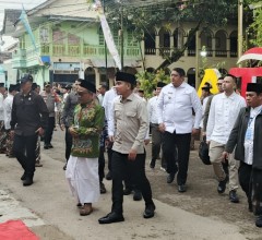 Lanal Pacitan Sambut Kunjungan kerja Wakil Presiden RI di Kabupaten Pacitan.