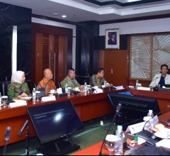 Danpushidrosal Hadiri Audiensi Asosiasi pelaku usaha logistik Indonesia dengan Menteri Keuangan RI