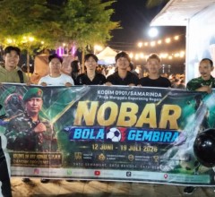 BABINSA KELURAHAN JAWA MONITORING NOBAR KEBANGSAAN PIALA DUNIA 2026 BERSAMA MASYARAKAT