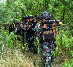 Prajurit Marinir Indonesia Uji Kemampuan Perang Kota Modern Melalui Latihan MOUT di Hawaii