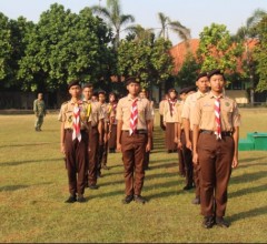 Kodim 0723/Klaten Tanamkan Wawasan Kebangsaan Dan Karakter Disiplin Kepada Kadet KKRI 