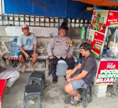 Bhabinkamtibmas Polsek Pulogadung Perkuat Cooling System, Ajak Warga Pisangan Timur Tingkatkan Siska