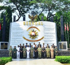 JALIN KERJASAMA, SESKOAL TERIMA KUNJUNGAN DELEGASI SRI LANGKA DEFENCE SERVICES COMMAND AND STAFF COL