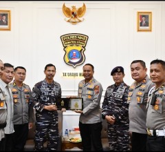 Perkuat Sinergitas, Danlanal Nias Laksanakan Kunjungan Silaturahmi ke Polres Nias