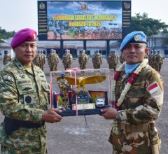 ASOPS PANGKORMAR PIMPIN PENYAMBUTAN SATGAS KIZI TNI KONGA XX-V MONUSCO TA. 2026