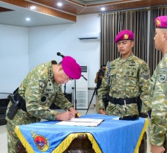 PANGKORMAR PIMPIN SERTIJAB KASETUM KORMAR, PERKUAT KESINAMBUNGAN ORGANISASI KORPS MARINIR