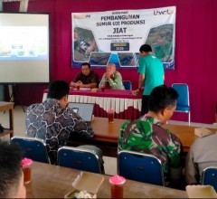 Antisipasi Kekeringan, Babinsa Puluhan Hadiri Sosialisasi Pembangunan Sumur Uji Produksi JIAT