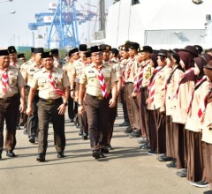 BENTUK GENERASI MUDA BERVISI MARITIM, TANGGUH, DAN SIAP HADAPI ERA DISRUPSI, TNI AL GELAR APEL SAKA 