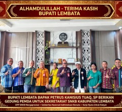 DPP SNKB Menyampaikan Apresiasi kepada Bupati Lembata Bapak Kanis Tua S.P.