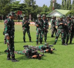 Teknik Advanced Reaction shooting Untuk Tingkatkan Kemampuan Prajurit Yonarmed 9 Kostrad