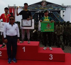 Prajurit Yonzipur 9  Kostrad Raih Juara dalam Kejuaraan Piala Panglima TNI Run