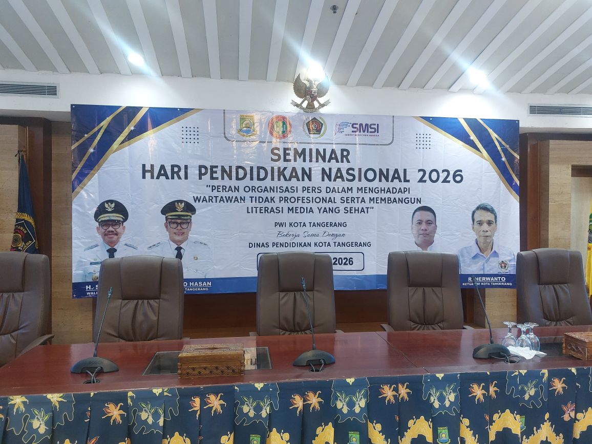 Sinergi PWI dan  Dindik Kota Tangerang Hadapi Wartawan Tidak Profesional & Kuatkan Literasi Media