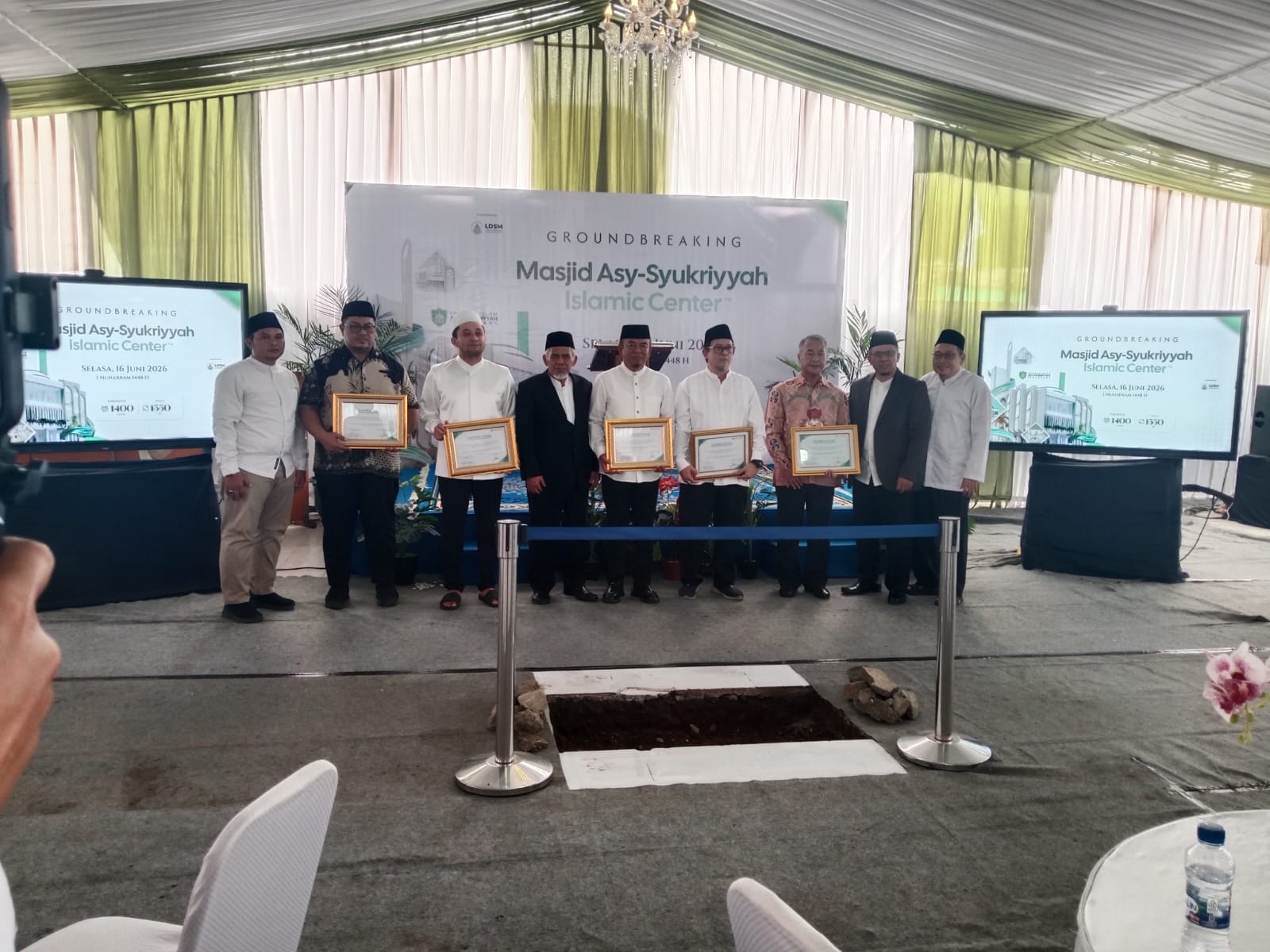 GROUND BREAKING MASJID AS-SYUKRIYYAH ISLAMIC CENTER DIMULAI