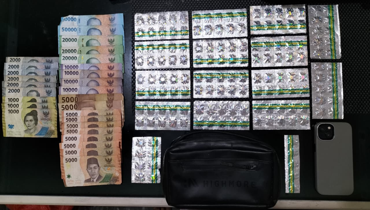 Polisi Tangkap Penjual dan Pembeli Tramadol di Batuceper, Ratusan Butir Obat Diamankan