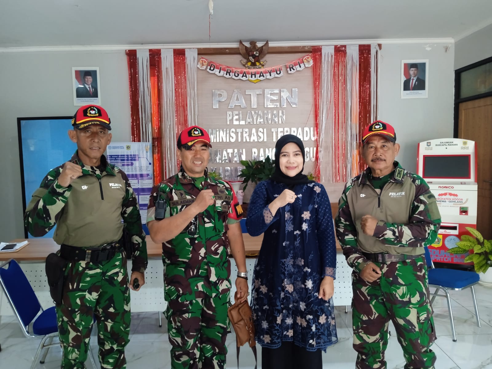 Camat Ranca Bungur Bangga, Lokasinya Di Jadikan Tempat Persinggahan Sementara Oleh Calon Prajurit Ta
