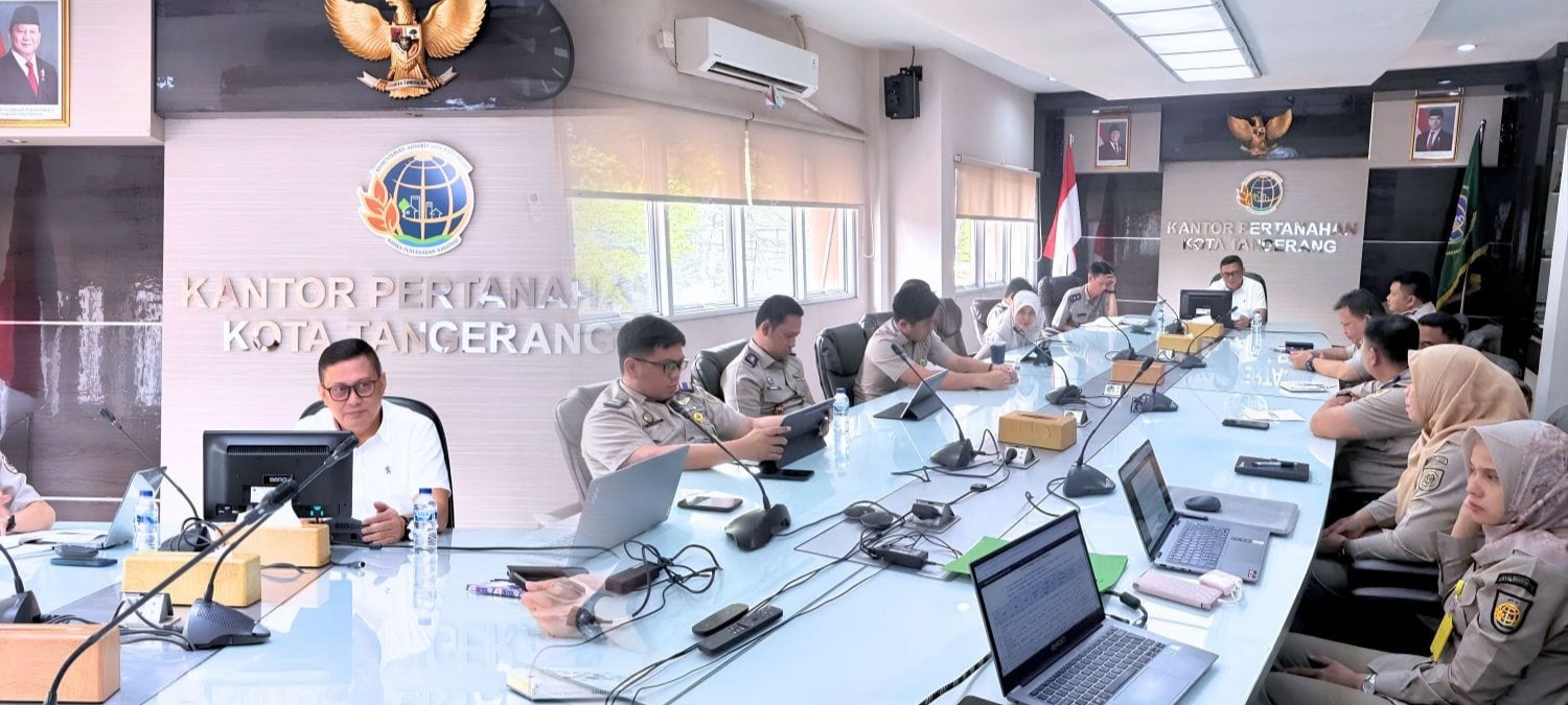 Peralihan Hak Terintegrasi 10 Hari, Kantah Kota Tangerang Perkuat Kolaborasi untuk Kepastian Pelayan
