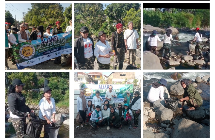 ALiansi Jurnalis Bersatu Lakukan Gerakan "Sungai Bersih dan Air Jernih"
