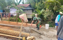 PEMBANGUNAN JEMBATAN BETON TAHAP III DI KELURAHAN SEMPAJA UTARA TERUS DIKEBUT