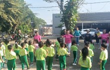 Senam Bersama, Tumbuhkan Semangat dan Kedekatan Anak Panti dengan TNI