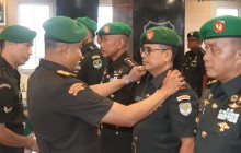 Danrem 052/Wkr Pimpin Sertijab Dandim 0502/JU, Dandim 0503/JB dan Penyerahan Jabatan Kasipers Kasrem