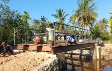 Jembatan Beton Garuda di Balik Buaya Bukuan Dibangun dengan Dedikasi dan Gotong Royong