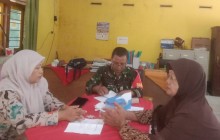 Dukung Pembinaan Generasi Muda, Babinsa Koramil 23/Ceper Pererat Komunikasi Dengan Guru SDN 1 Kuncen