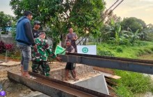 Percepatan Pembangunan Jembatan Beton Penghubung Antar Desa di Loa Bahu