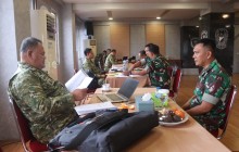 Korem 052/Wijayakrama Terima Kunjungan Tim Wasrik Itjen TNI