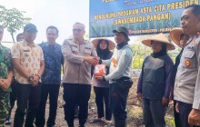 Dukung Program Asta Cita Presiden RI, Polres Metro Tangerang Kota Tanam Jagung Pipil di Batuceper